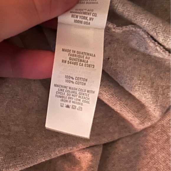 NWT Aerie Long Sleeve Oversized Polo - Picture 6 of 6